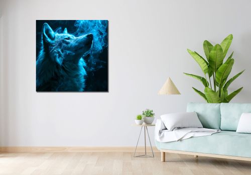 Obraz 90x90cm Oddech Wilka na Arena.pl