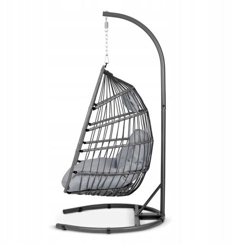 FOTEL OGRODOWY WISZĄCY + GRATIS SZARE PODUSZKI na Arena.pl