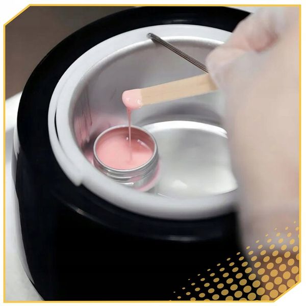 PODGRZEWACZ WOSKU + TWARDY WOSK 400g+100 PATYCZKÓW ZESTAW DO DEPILACJI zdjęcie 14