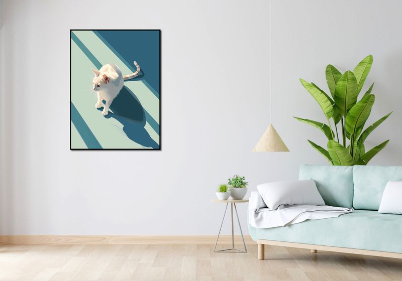 Plakat 75x100cm Kocia Persona zdjęcie 4