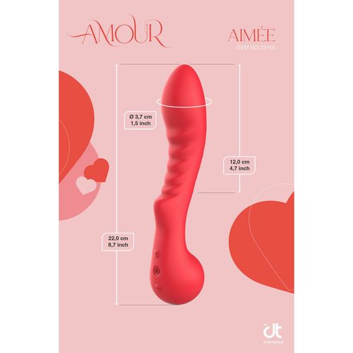 Klasyczny wibrator Dream Toys Amour Flexible G-Spot Czerwony na Arena.pl