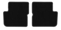 Dywaniki welurowe tylne Opel Corsa D 2006-2015 hatchback czarne