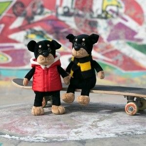 Przytulanka Rottweiler Max 28cm  T1 na Arena.pl