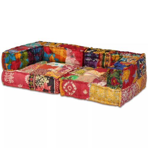VidaXL Modułowa sofa patchworkowa, 2-osobowa na Arena.pl