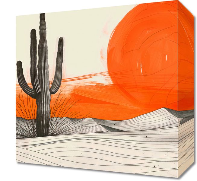 Obraz 30x30cm Kaktus Saguaro zdjęcie 1