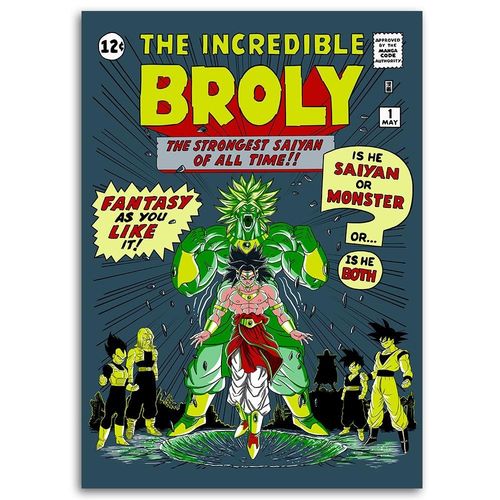 Deco Panel, Broli Dragon Ball 40x60 na Arena.pl