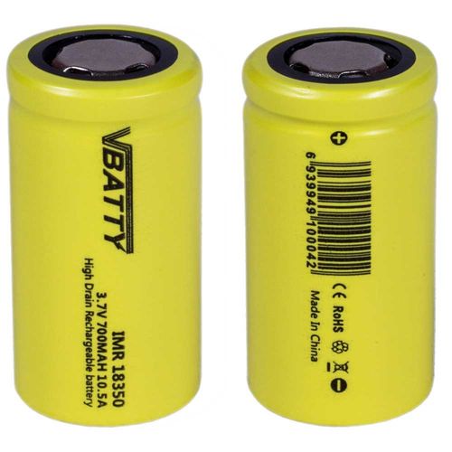 2x Akumulator ogniwo bateria IMR 18350 3,7 v 700 mAh 10.5A CE na Arena.pl