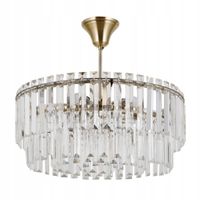 LAMPA WISZĄCA ITALUX BUENA PND-22320-6-ABR TRANSPARENTNY / BRĄZ