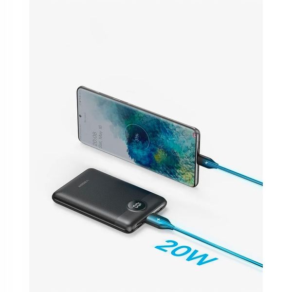Powerbank VEGER S11 mały lekki 10000mAh 22,5W LCD QC PD20W USB USB-C +kabel zdjęcie 10