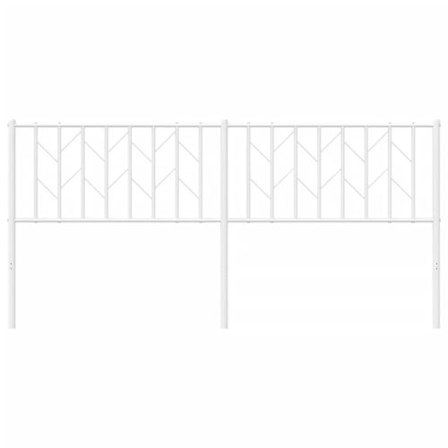 Metalowe wezgłowie, białe, 180 cm na Arena.pl