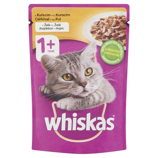 WHISKAS 85G SASZETKA KURCZAK zdjęcie 1