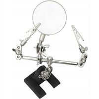 UCHWYT TRZECIA RĘKA DO LUTOWANIA SERWISOWY PRECYZYJNY PCB LUPA KROKODYLKI