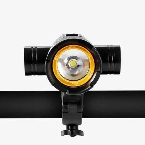 Lampa Rowerowa Przednia + Tylna na Kierownicę Akumulatorowa USB Latarka LED na Arena.pl