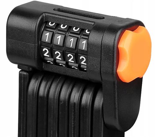 ZAPIĘCIE ROWEROWE DO ROWERU SKŁADANE BLOKADA SZYFR UTWARDZANA STAL na Arena.pl