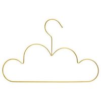 Zestaw 3 wieszaków dziecięcych Nuage złoty