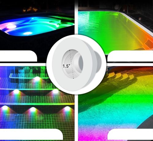 NIEKOMPLETNY Lampa basenowa mini LED LyLmLe PL06-CS6W(A)-D  6W RGB 2 szt. na Arena.pl