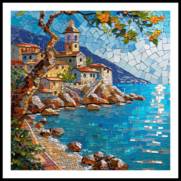 Plakat 60x60cm Mozaikowa Układanka zdjęcie 3