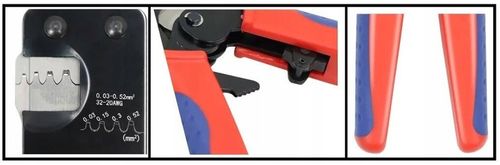 ZACISKARKA KONEKTORÓW MINI PINÓW STYKÓW D-SUB Molex Jst Tyco Bls DuPont na Arena.pl