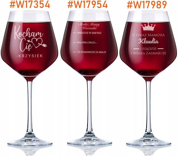 Mega kieliszek do wina XXL 860ml GRAWER urodziny zdjęcie 11