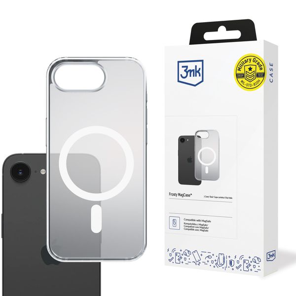 Apple iPhone 16E - 3mk Frosty MagCase White zdjęcie 1