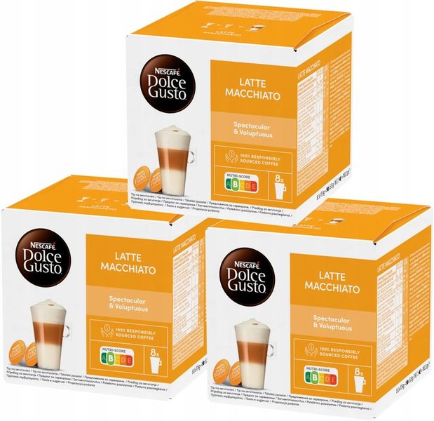 Kapsułki Nescafe Dolce Gusto Latte Macchiato 3x16 zdjęcie 1