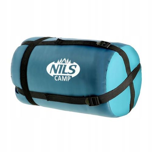 Ciepły turystyczny śpiwór pod namiot campingowy 220 x 80cm Nils Camp NC2012 na Arena.pl