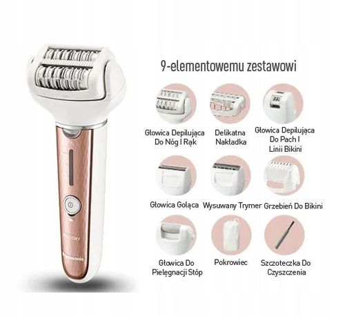 Panasonic ES-EL8A Depilator podwójne dyski 60peset na Arena.pl