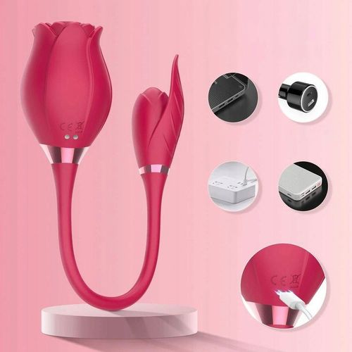 Powietrzny Wibrator Damski Stymulator Ssący Róża na Arena.pl