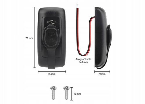 GNIAZDO ŁADOWARKA USB PD QC3.0 LXG560 na Arena.pl