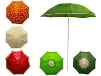 parasol plażowo - ogrodowy regulowany średnica 150 cm