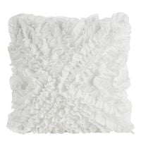 Poszewka z falbany MIRENA 45x45 biała