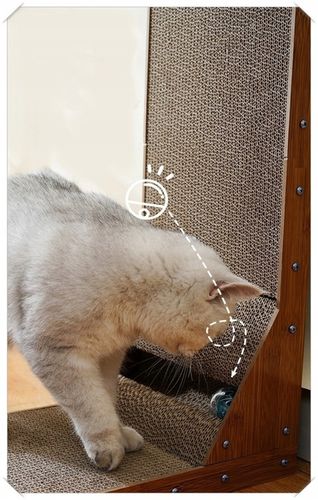 Drapak Narożny Dla Kota Kotów Zabawka z Piłką na Arena.pl