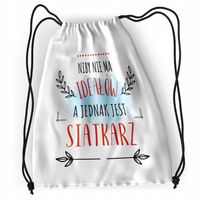 Plecak Dla Siatkarza Sportowy Szkolny Worek Torba Z Nadrukiem Ze Zdjęciem