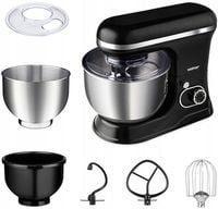 Robot planetarny Zelmer ZKR1355 1200W 6 prędkości 2 misy Smart mix Czarny