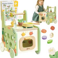 CLASSIC WORLD Drewniana Kuchnia 2w1 Pchacz Odkręcane Koła