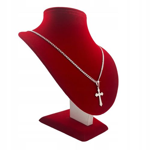 SREBRNY ŁAŃCUSZEK PANCERKA + KRZYŻYK PR 925 + GRAWER DLA CHŁOPCA NA KOMUNIĘ na Arena.pl