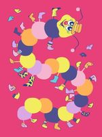 Dywan Agnella Funky Top Iwo 300X400Cm Amarant