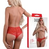 Otwarte Seksowne Czerwone Koronkowe Majteczki Ella Daring S/M