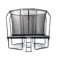 Trampolina prostokątna 183x274 cm VIRTUFIT Premium siatka drabinka