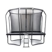 Trampolina prostokątna 183x274 cm VIRTUFIT Premium siatka drabinka