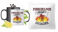 Dla Dziadka Zestaw Kubek Magiczny + Poduszka Z Nadrukiem Ze Zdjęciem