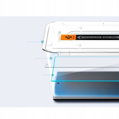 Szkło Hartowane SPIGEN EZ FIT do Galaxy S24 Ultra + APLIKATOR RAMKA 2szt na Arena.pl