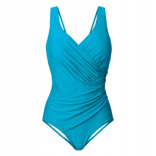 KOSTIUM KĄPIELOWY PLUS SIZE WYSZCZUPLAJĄCY BASEN PLAŻA STRÓJ JEDNOCZĘŚCIOWY na Arena.pl