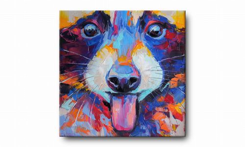 OBRAZ NA PŁÓTNIE 099 Szop 50x50cm na Arena.pl