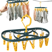 Wieszak z klamerkami na bieliznę skarpety suszarka na pranie