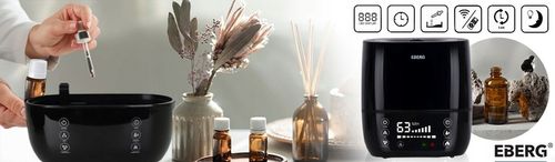 Nawilżacz powietrza EBERG HUMI aromaterapia jonizacja pilot 5w1 WiFi na Arena.pl