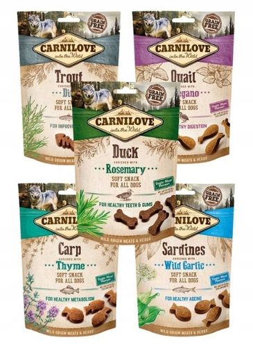 CARNILOVE delikatne przysmaki dla psa mix smaków 5x 200 g na Arena.pl