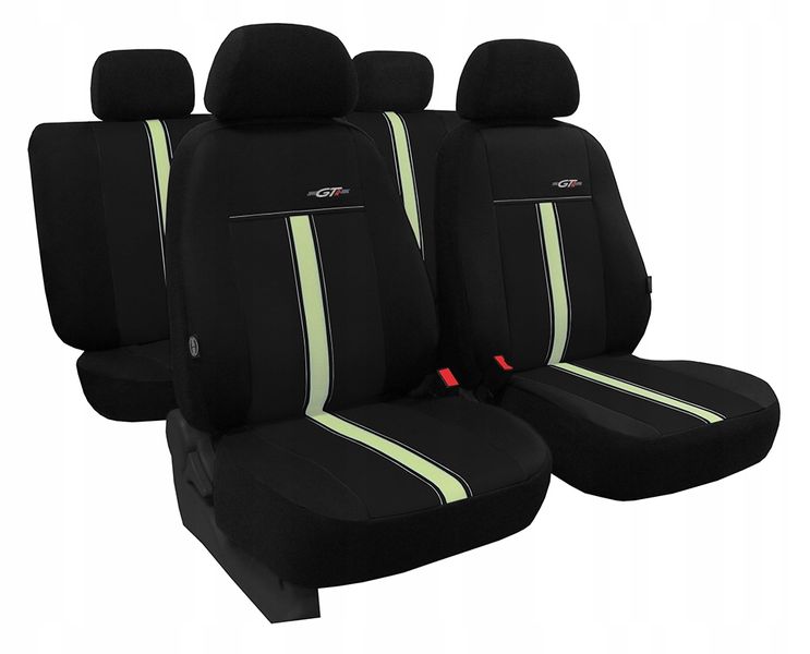 VW PASSAT B3 B4 B5 B6 BORA GOLF pokrowce SKÓRZANE zdjęcie 8