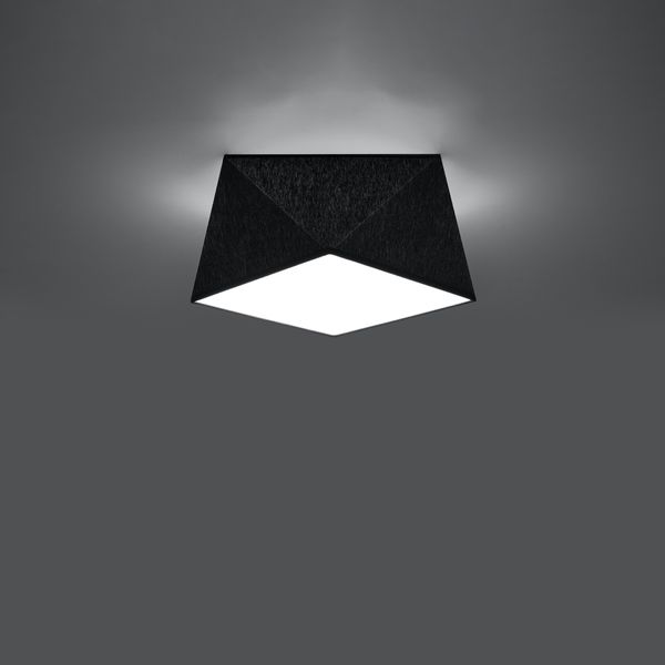 Plafon HEXA 25 czarny zdjęcie 3