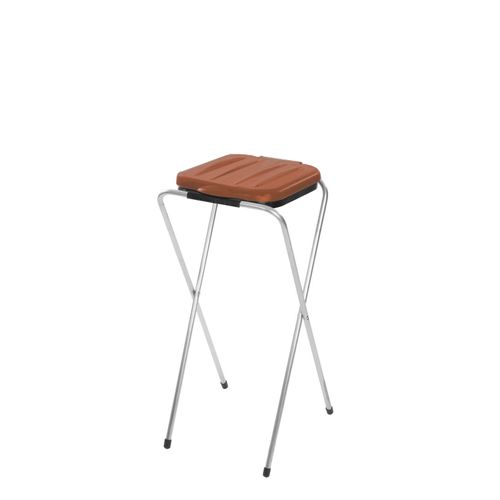 Stojak uchwyt na worki 120L do segregacji BIO śmieci i odpadów BRĄZOWY na Arena.pl